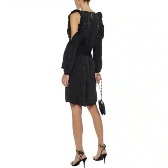 MAJE Rod Jacquard Cold Shoulder Dress - Picture 2 of 9